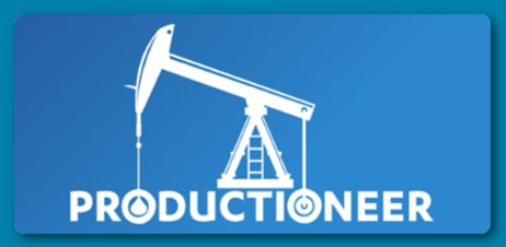 Productioneer blue logo